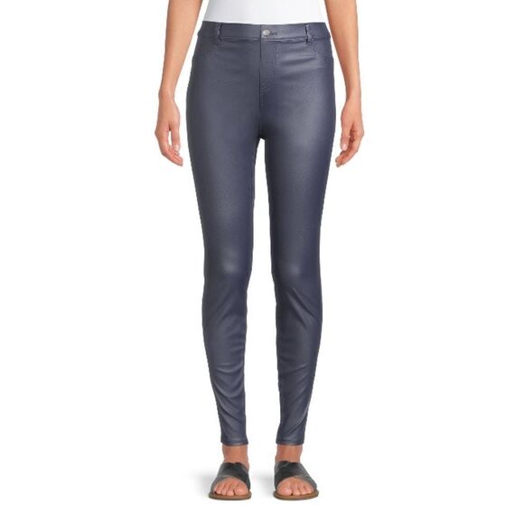 High Rise Coated Stretch Jeggings Pants Jeans 2-Pack Size XL - Picture 4 of 7